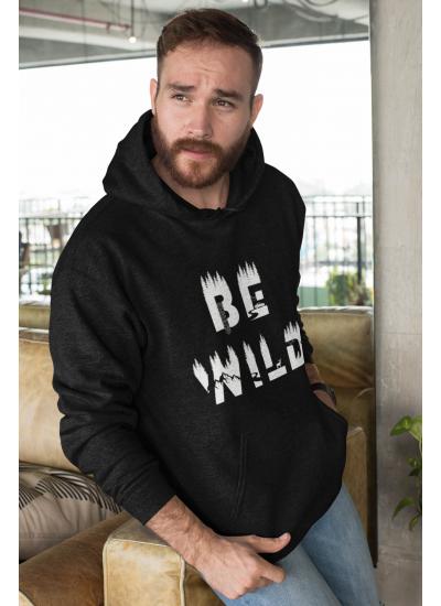 Bewild Siyah Erkek Kapşonlu Sweatshirt - Hoodie